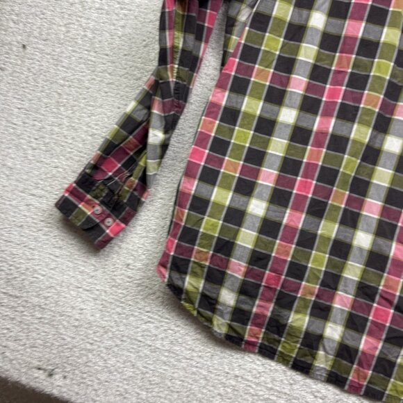 Robert Graham Men's Size L Pink / Green The Freshly Laundered Button Up Shirt - Picture 11 of 13